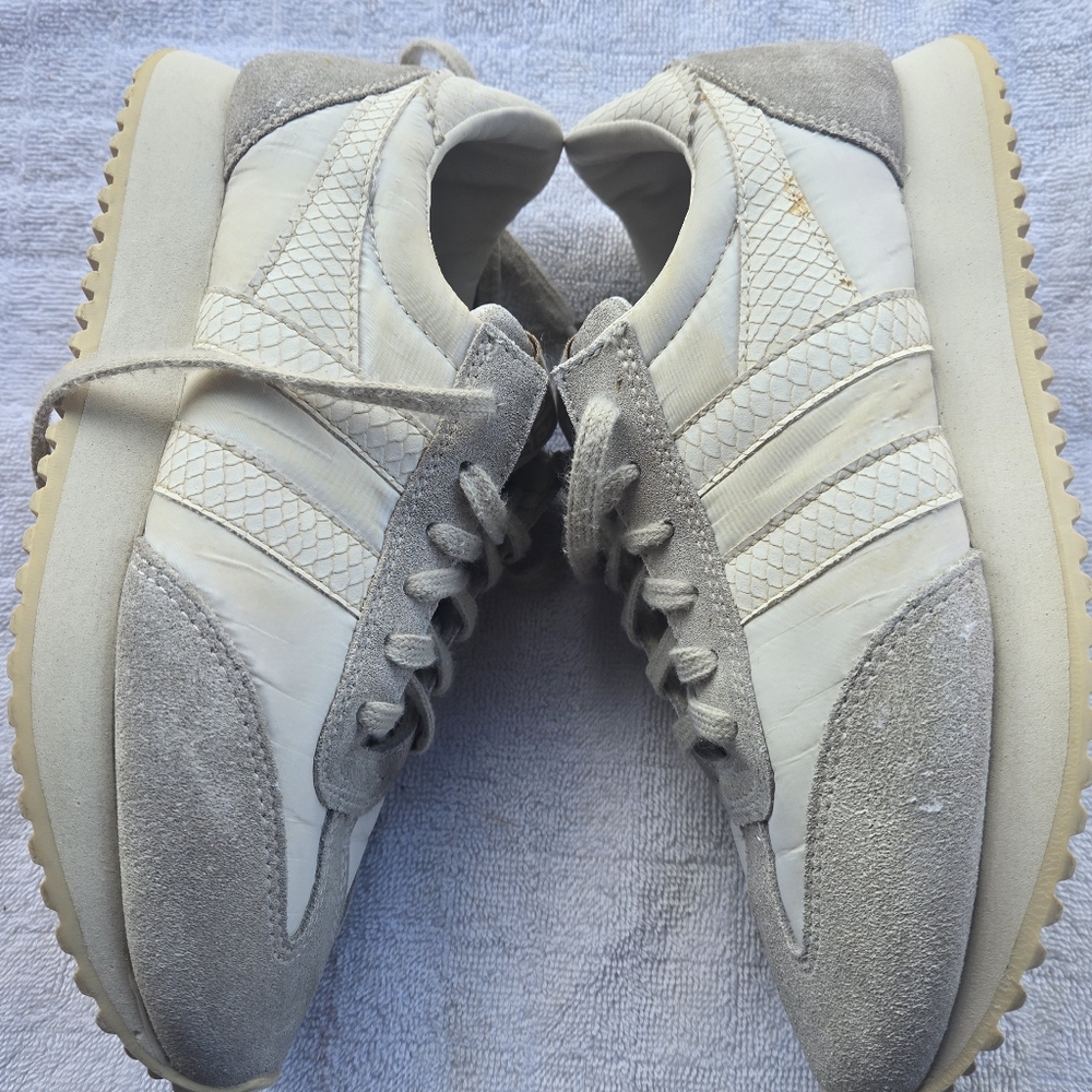Gola Boston Gray and White Sneakers - Picture 2 of 7